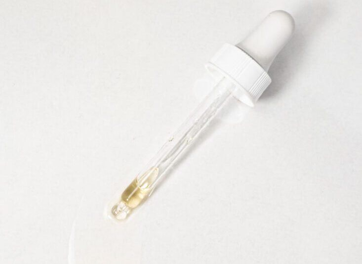 anti-ageing serum in vial