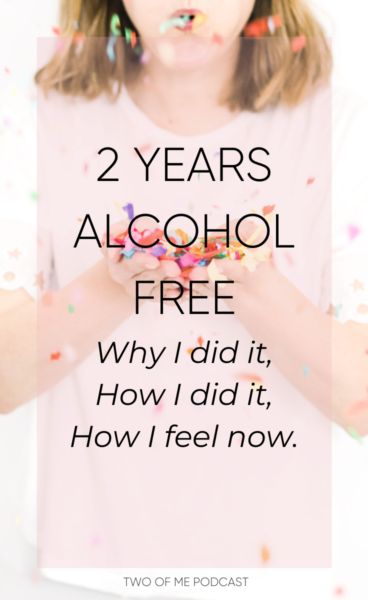2 years alcohol free