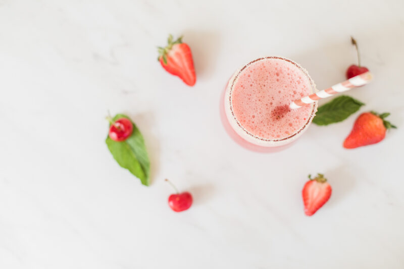 strawberry non alcoholic drink as Wellness Trends